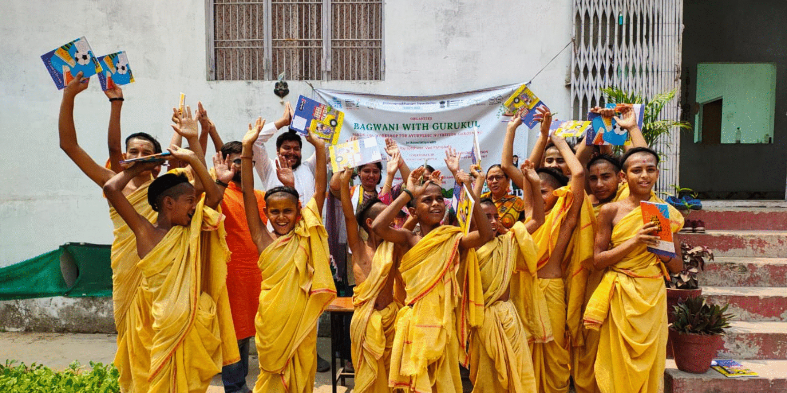 Poorn poshhanam Foundation gurukulam images