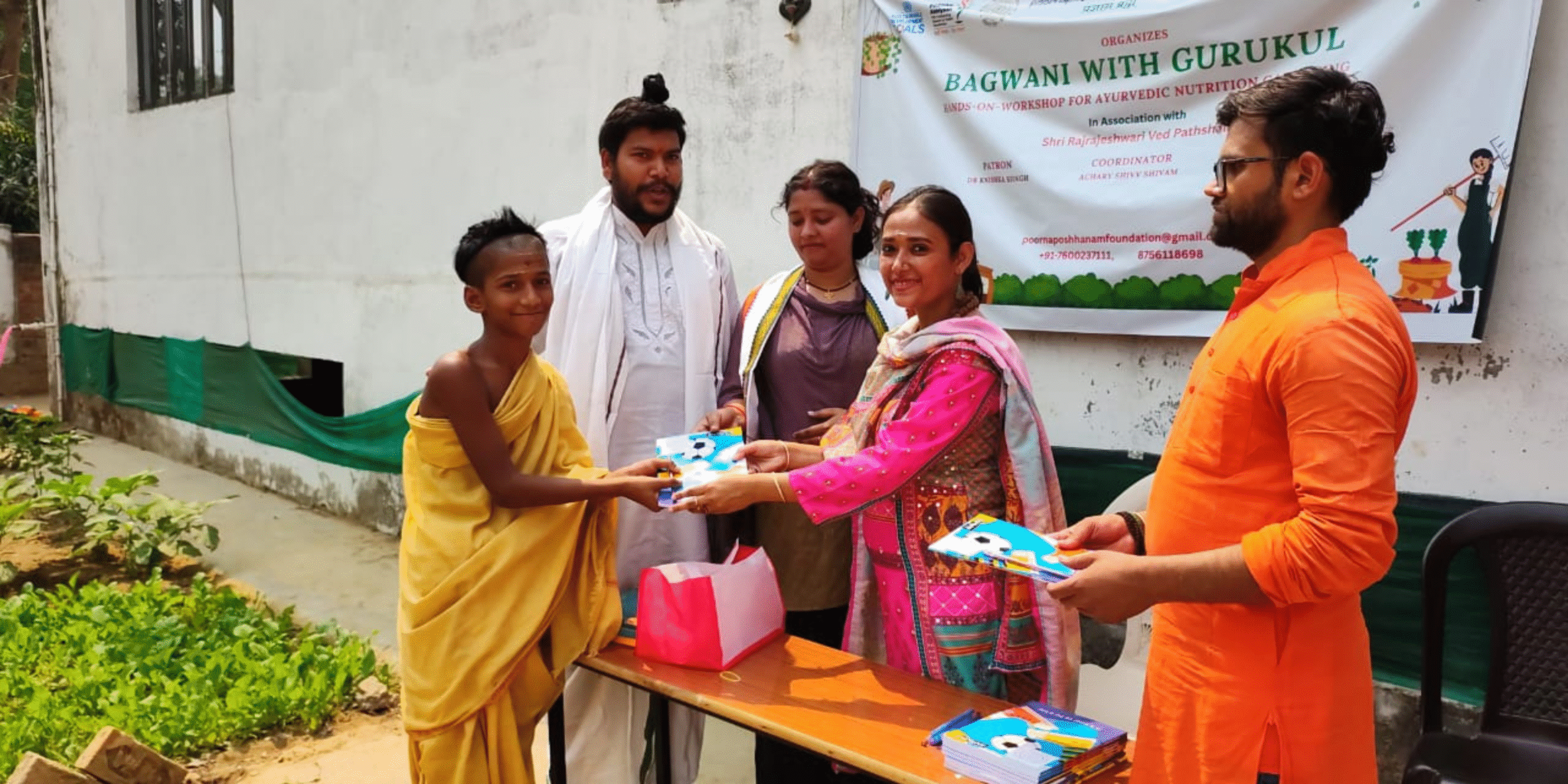 Poorn poshhanam Foundation gurukulam images