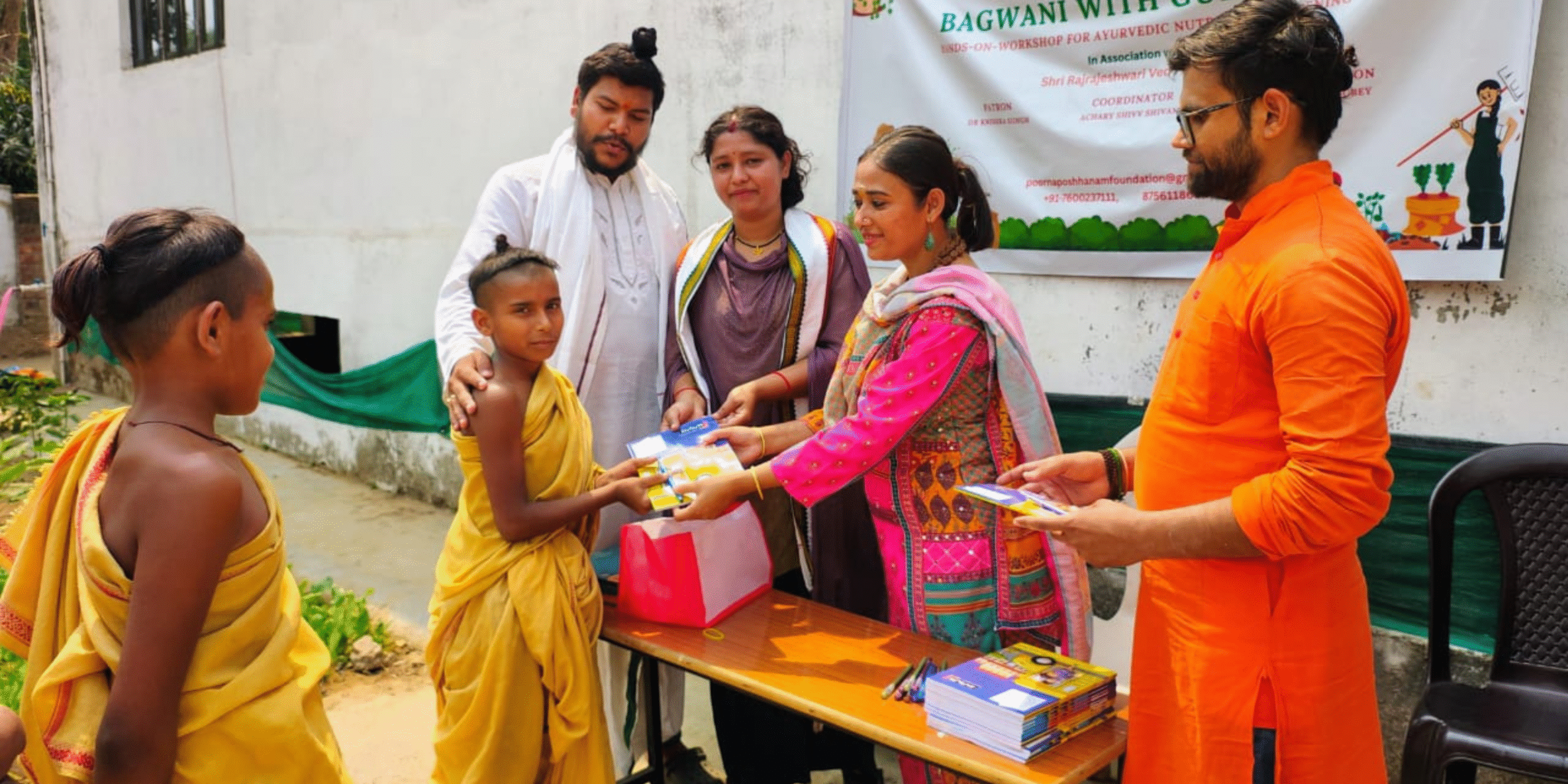 Poorn poshhanam Foundation gurukulam images