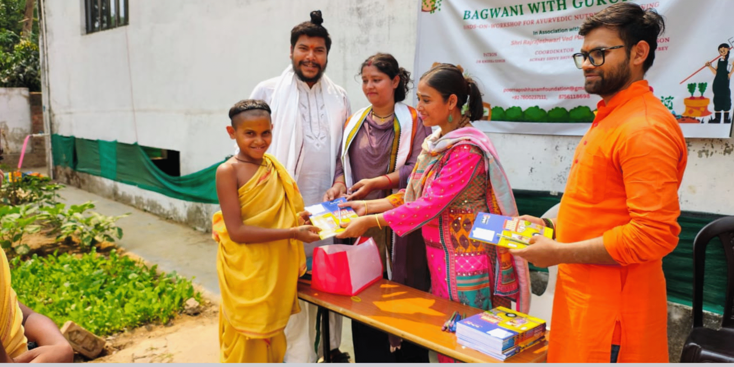 Poorn poshhanam Foundation gurukulam images