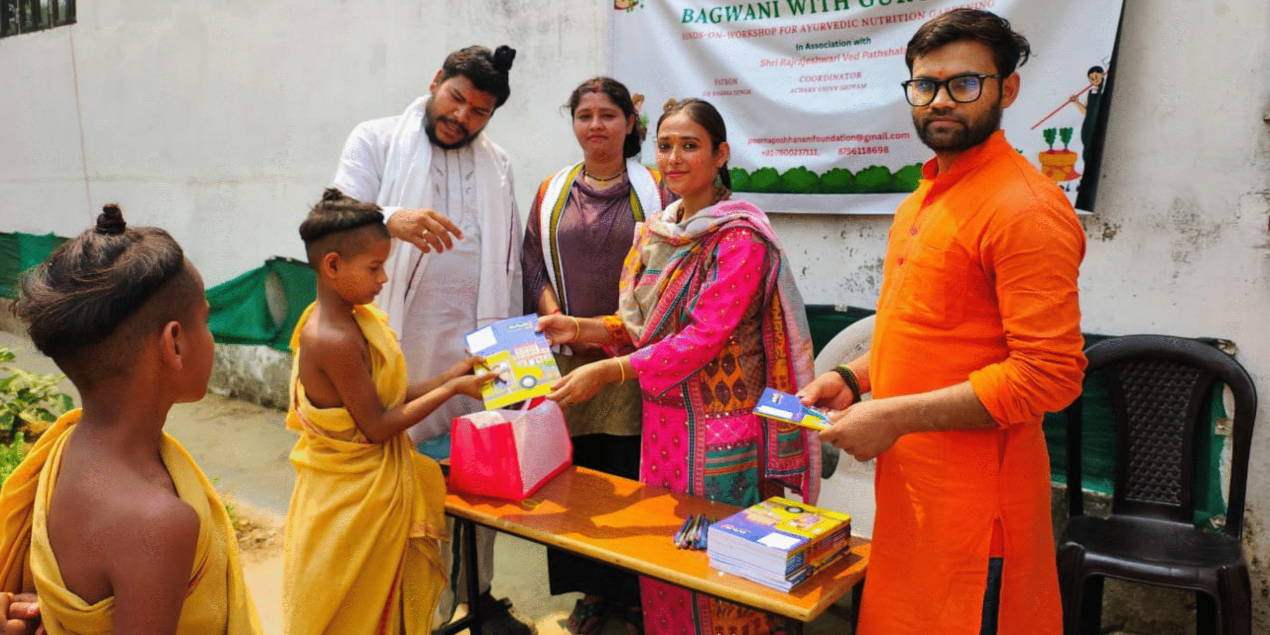 Poorn poshhanam Foundation gurukulam images