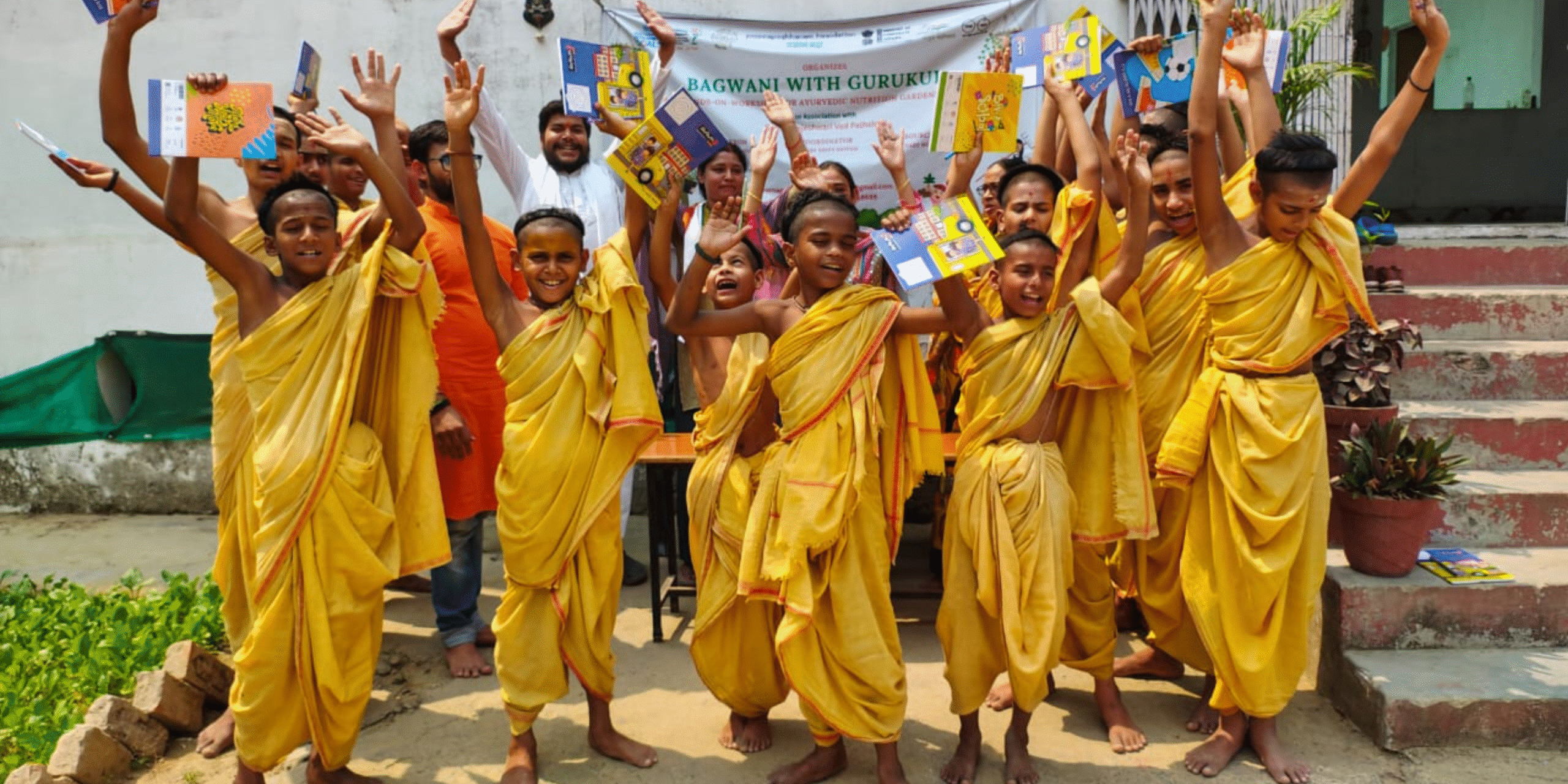 Poorn poshhanam Foundation gurukulam images