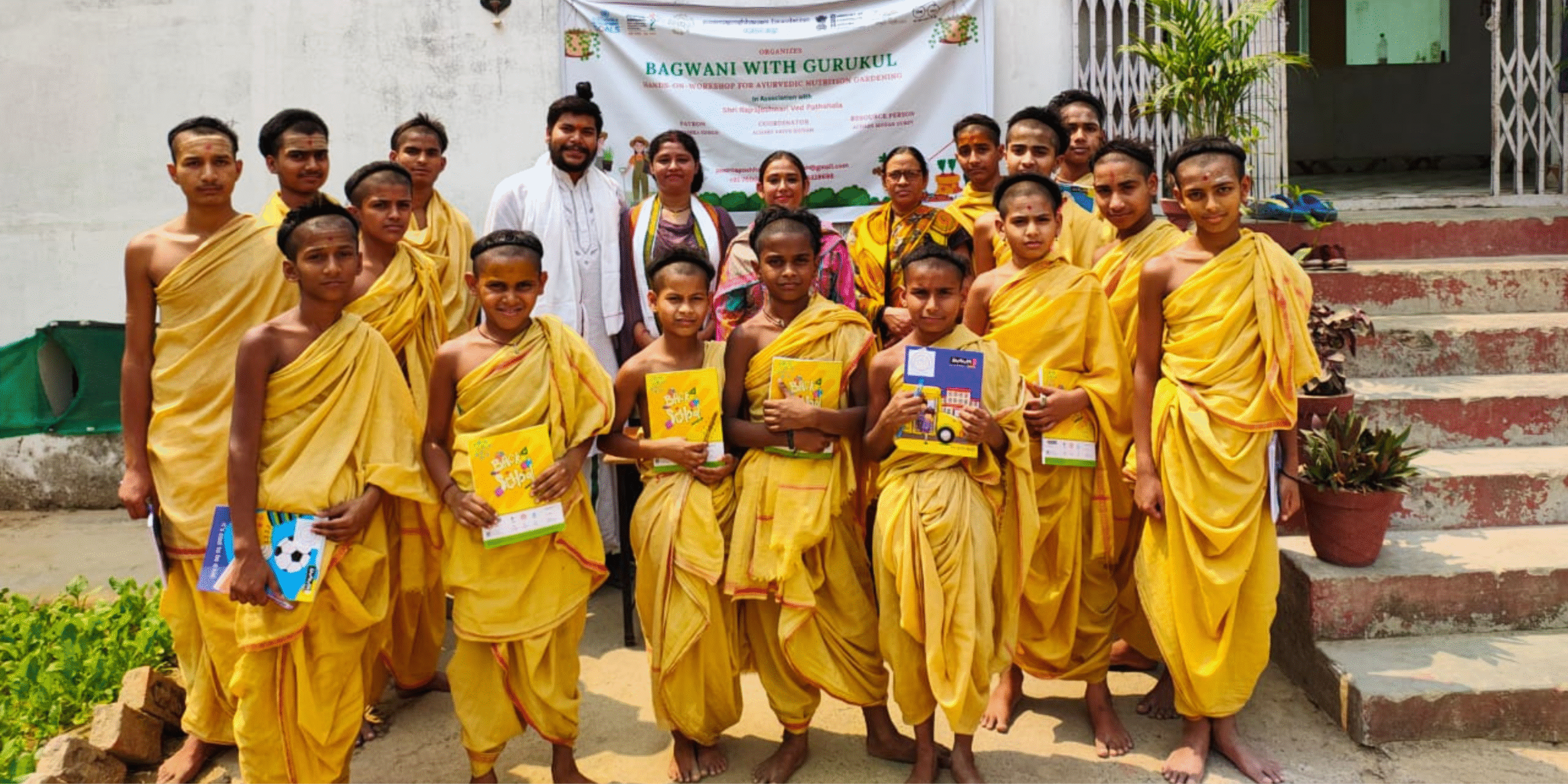 Poorn poshhanam Foundation gurukulam images