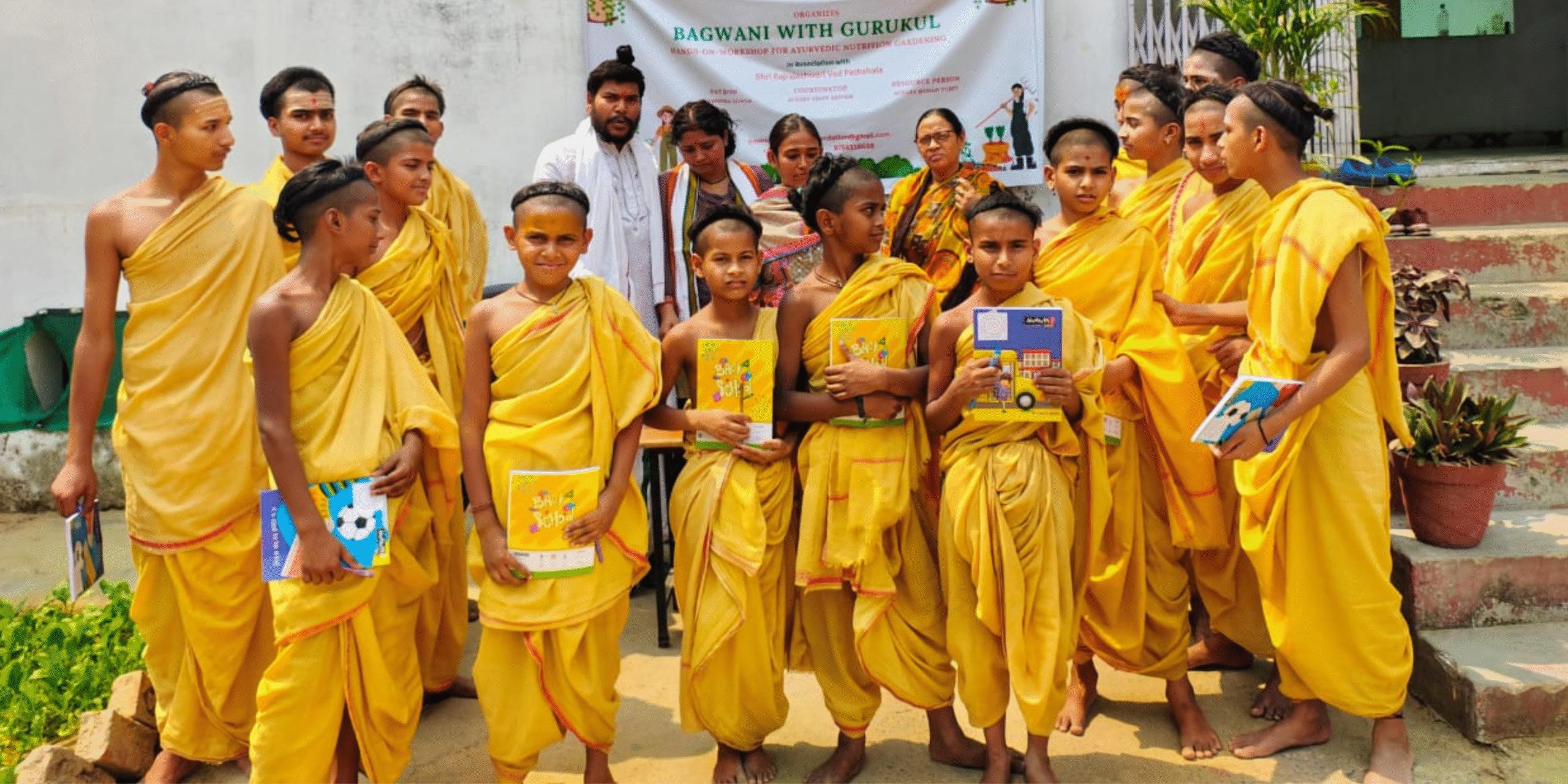 Poorn poshhanam Foundation gurukulam images