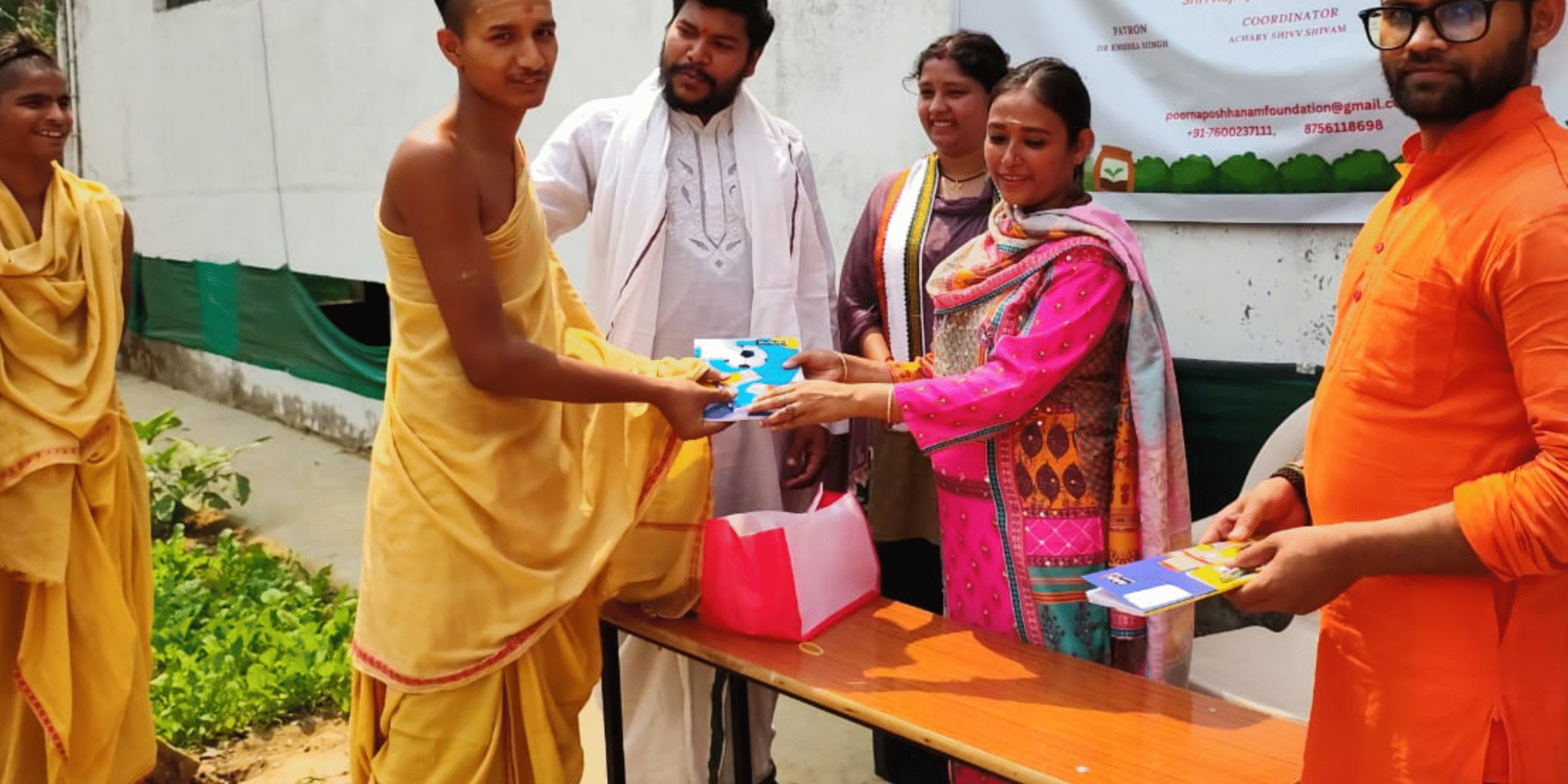 Poorn poshhanam Foundation gurukulam images