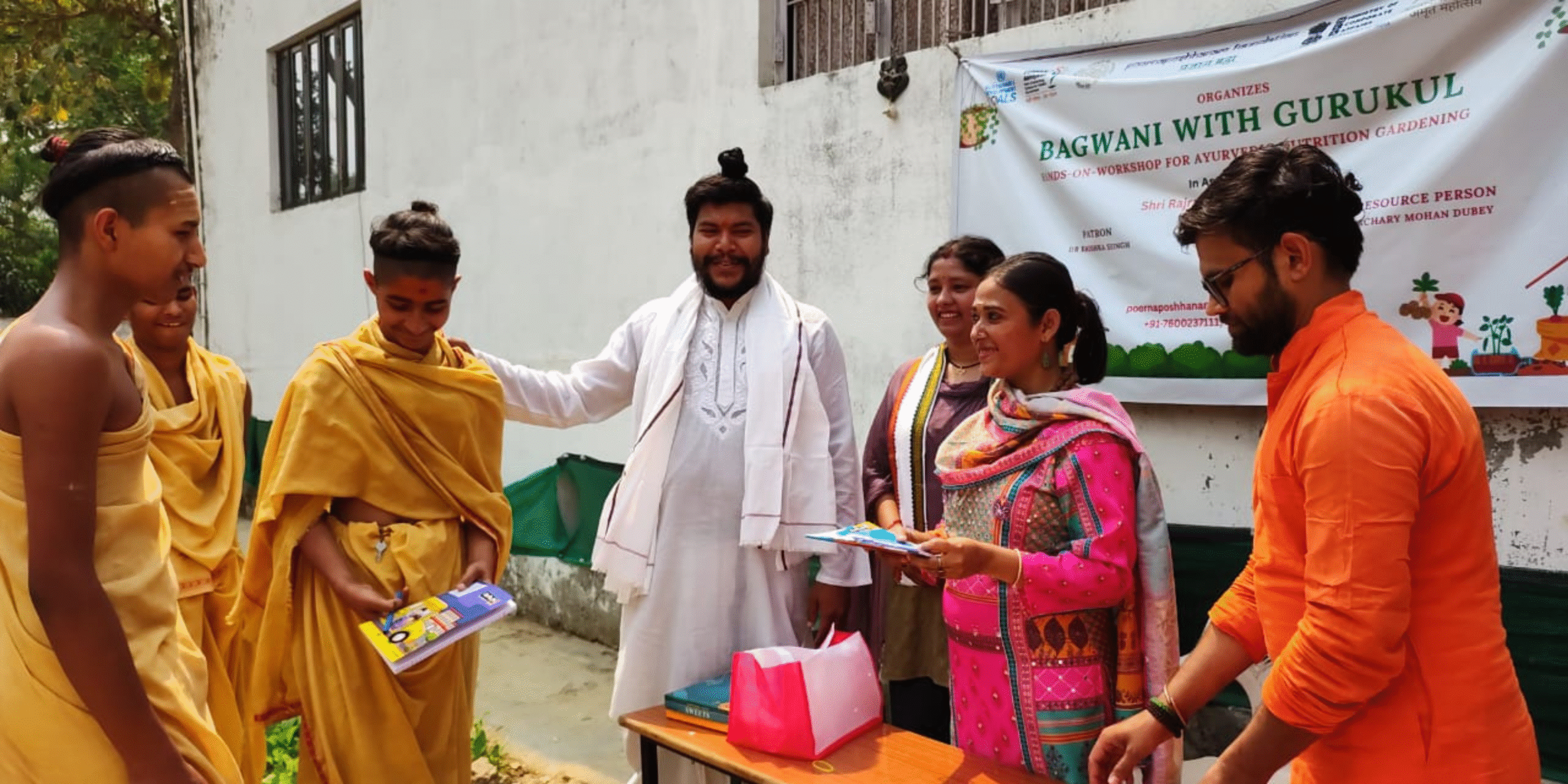 Poorn poshhanam Foundation gurukulam images