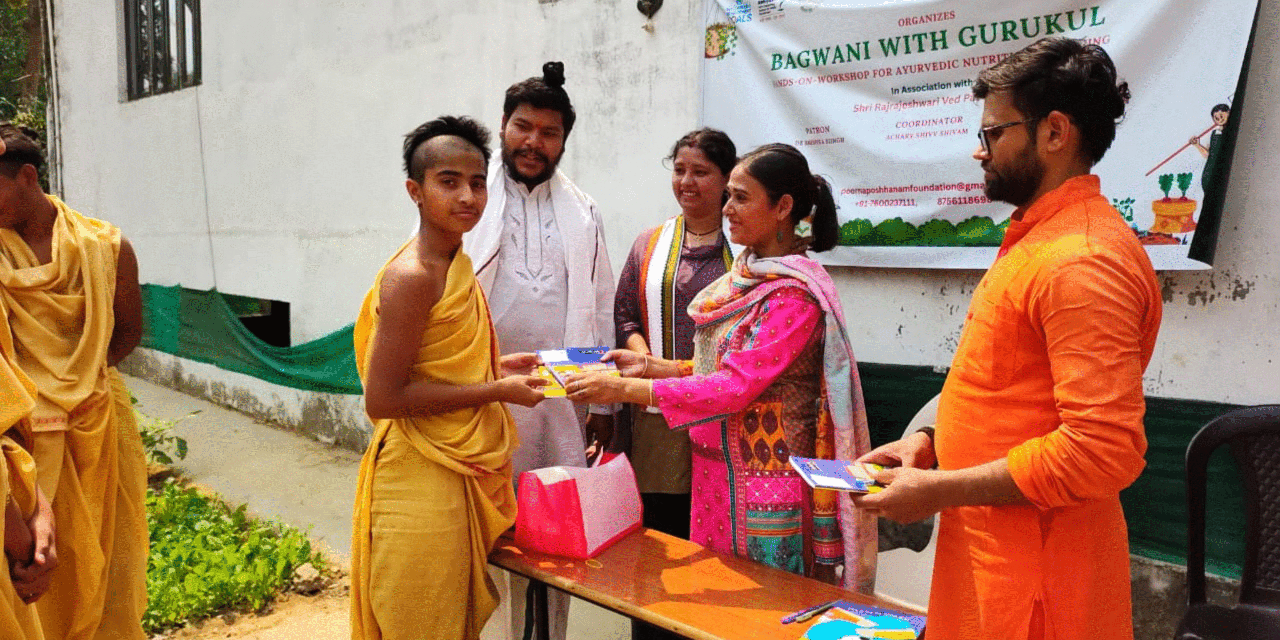 Poorn poshhanam Foundation gurukulam images
